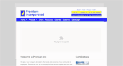 Desktop Screenshot of premiuminc.net